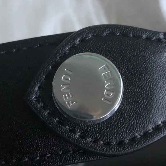 NEW Fendi Calfskin Studded Kan I Shoulder Bag - Picture 14 of 15